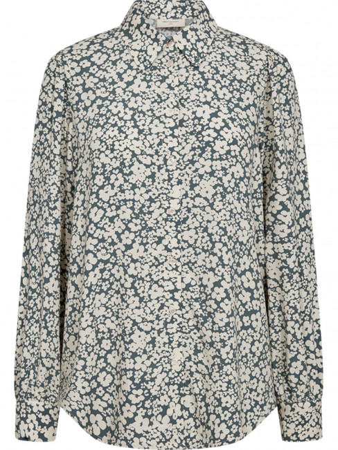 Viskosblus Adney forest grön från FreeQuent