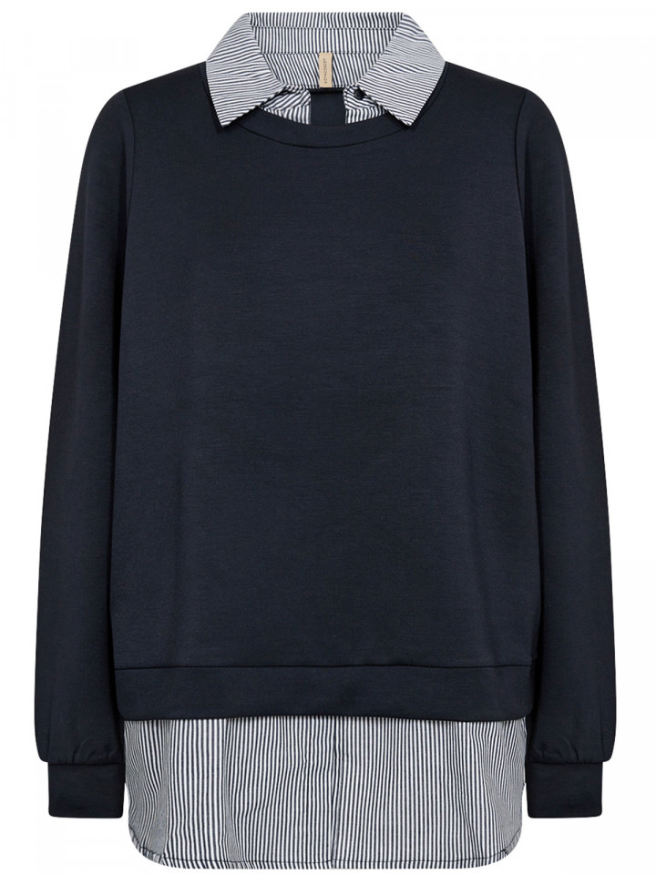 Tröja med blus Banu marin från...