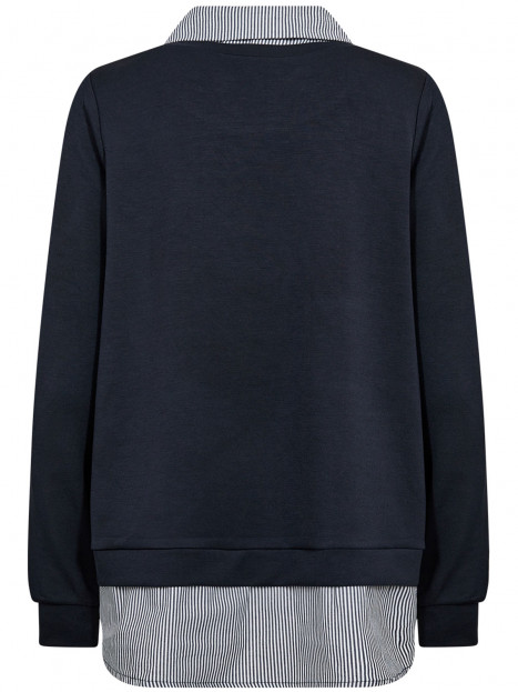 Tröja med blus Banu marin från SoyaConcept