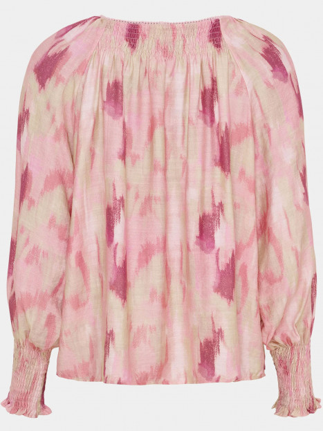 Blus Ane Button rosa från Isay