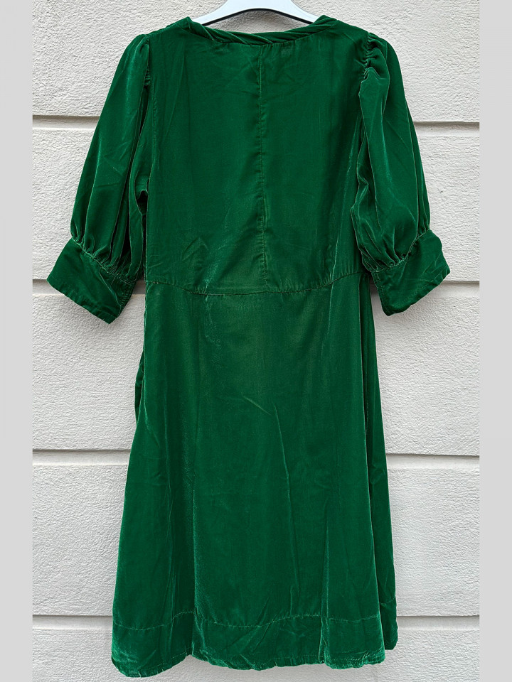 Sammetsklänning Giulia grön från Gossip