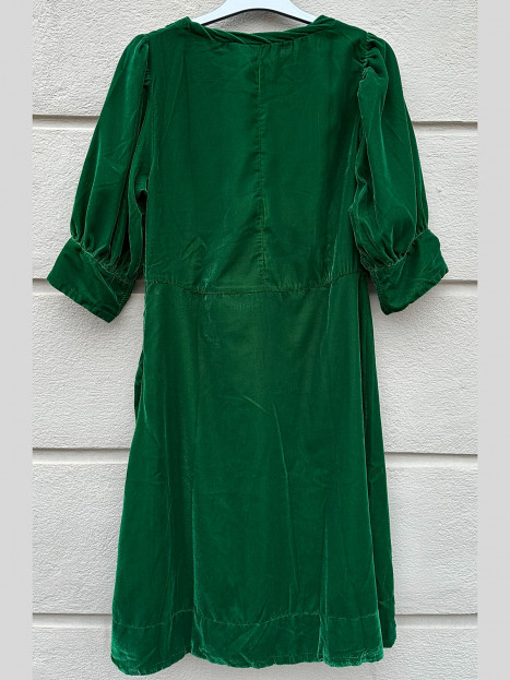 Sammetsklänning Giulia grön från Gossip