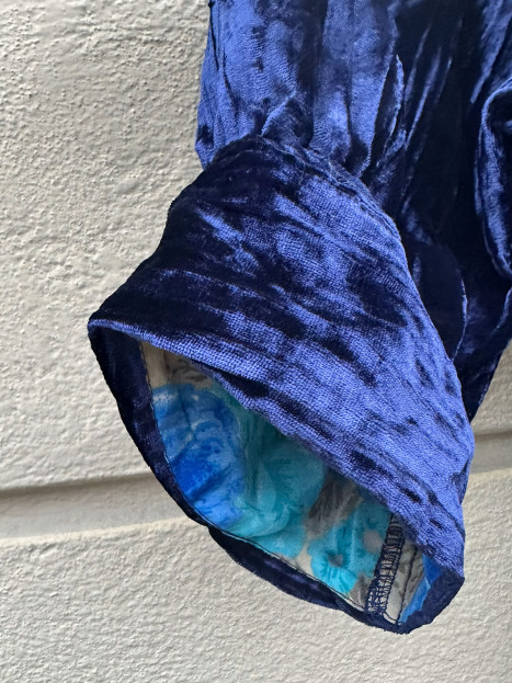 Sammetsklänning Giulia blå från Gossip