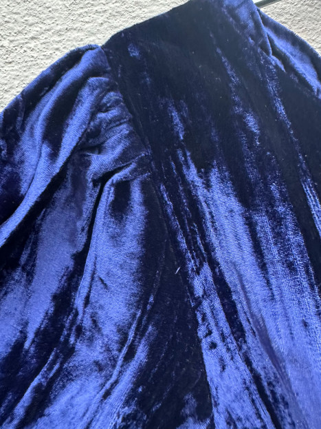 Sammetsklänning Giulia blå från Gossip