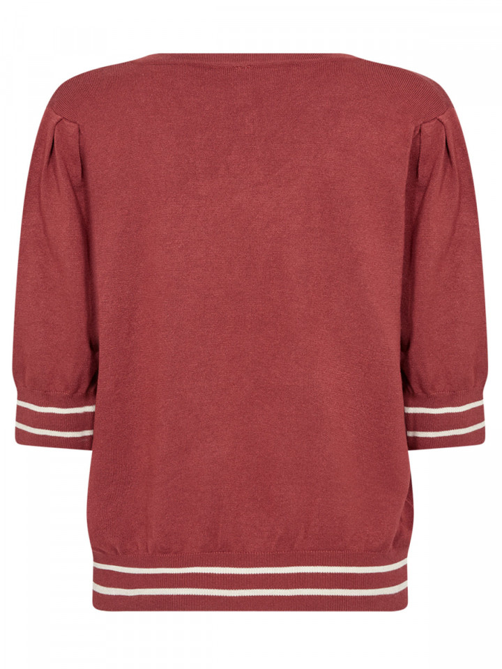 Finstickad Topp Dollie röd från...