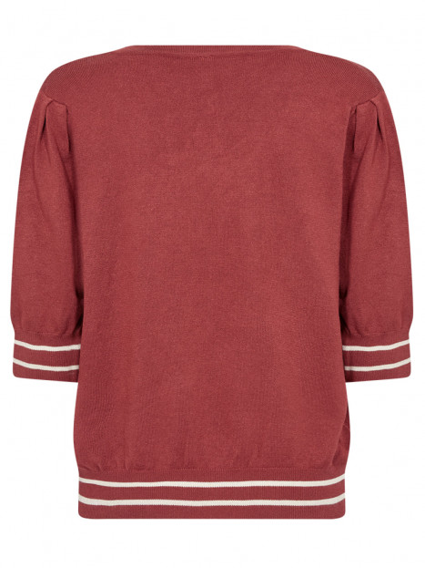 Finstickad Topp Dollie röd från SoyaConcept