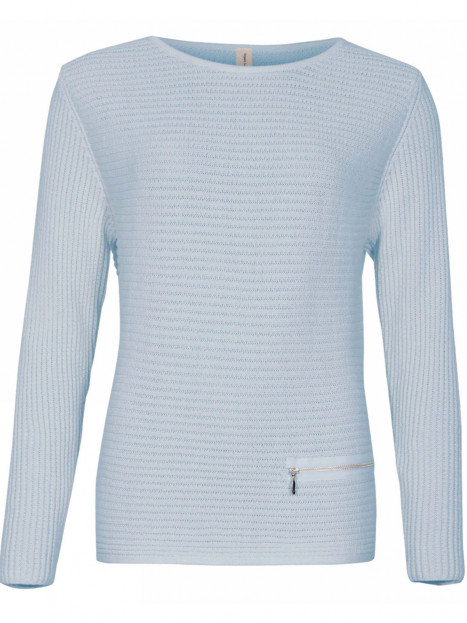 Tröja Zip ljusblå från Skovhuus