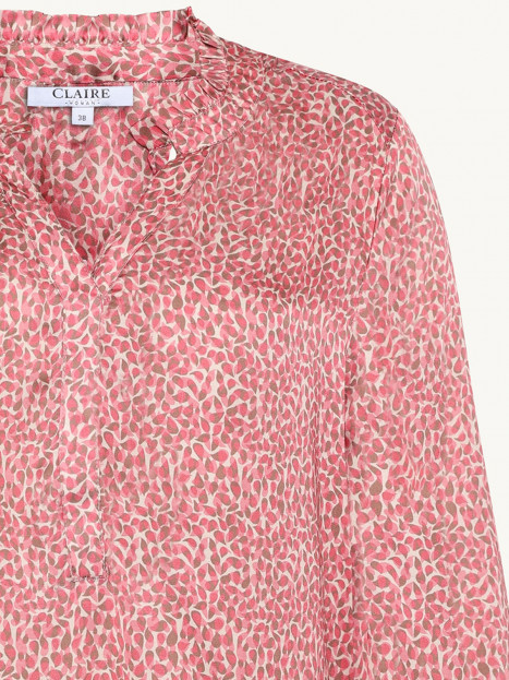 Satinblus Sadie korall från Claire