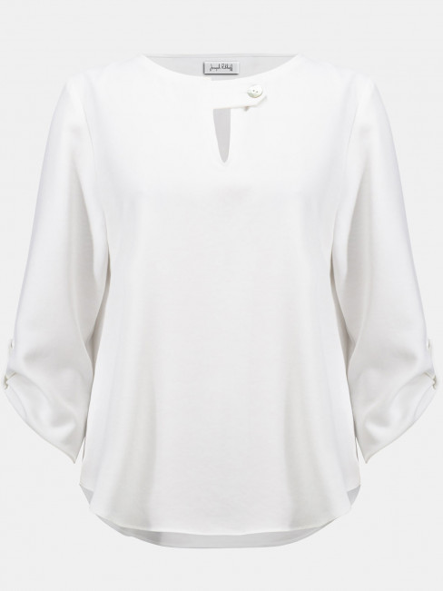 Blus elegant vit från Joseph Ribkoff 2