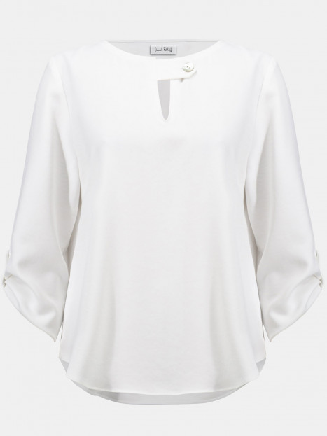 Blus elegant vit från Joseph Ribkoff