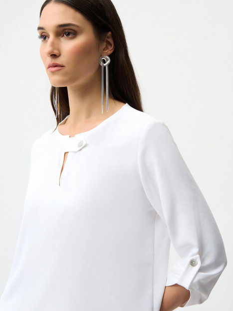 Blus elegant vit från Joseph Ribkoff