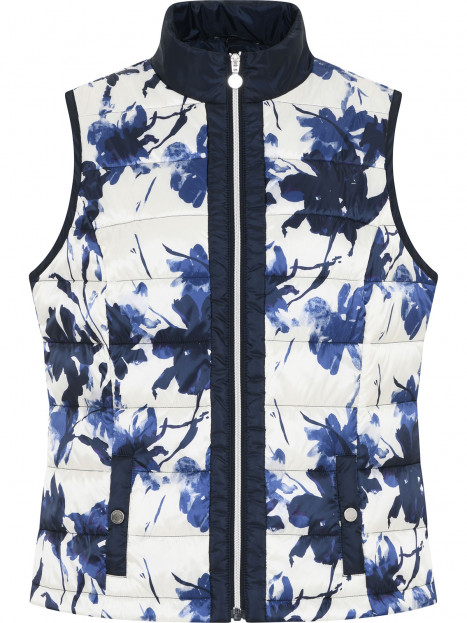 Täckväst blå/creme från Micha