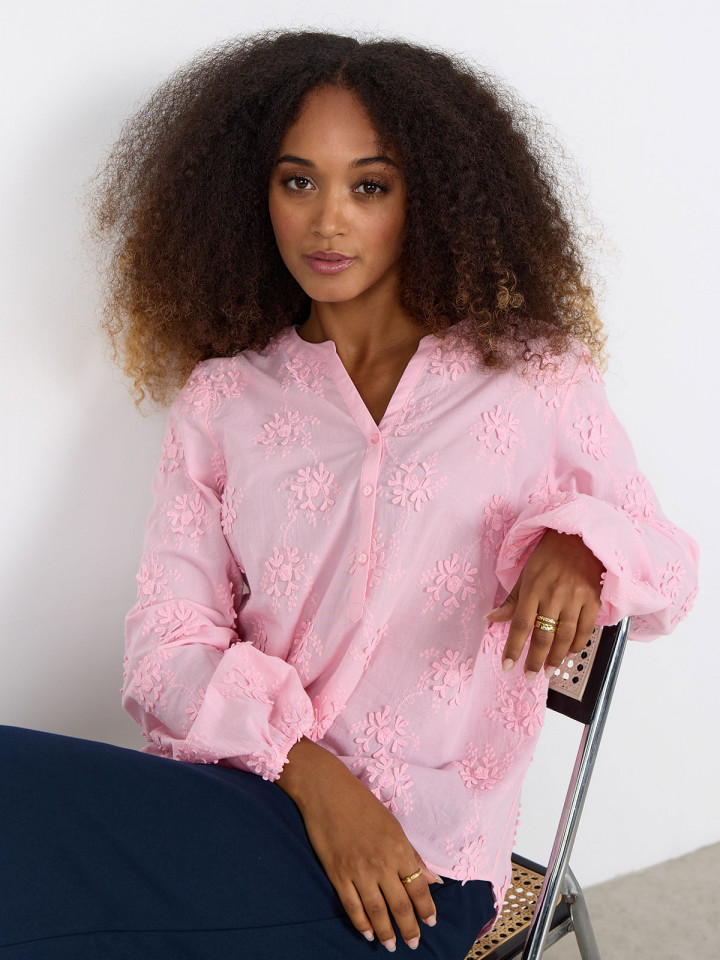 Blus Barbra rosa från SoyaConcept