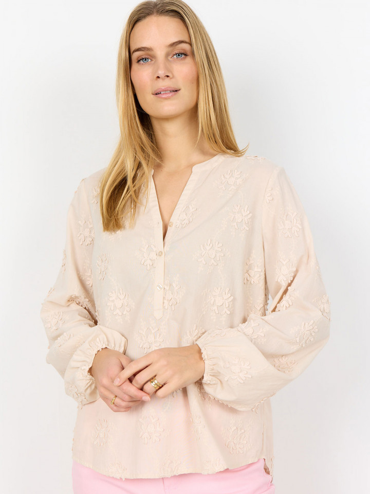 Blus Barbra creme från SoyaConcept