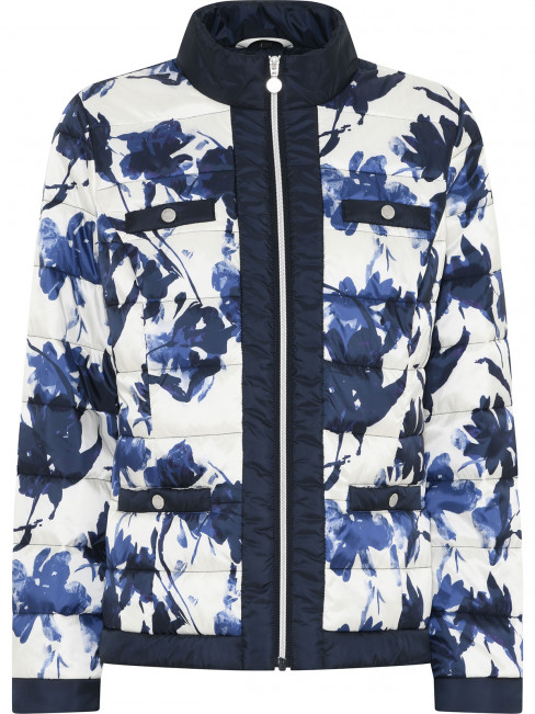 Täckjacka marin blom från Micha 2