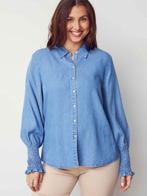 Skjorta Ganja denimblå från Isay 2