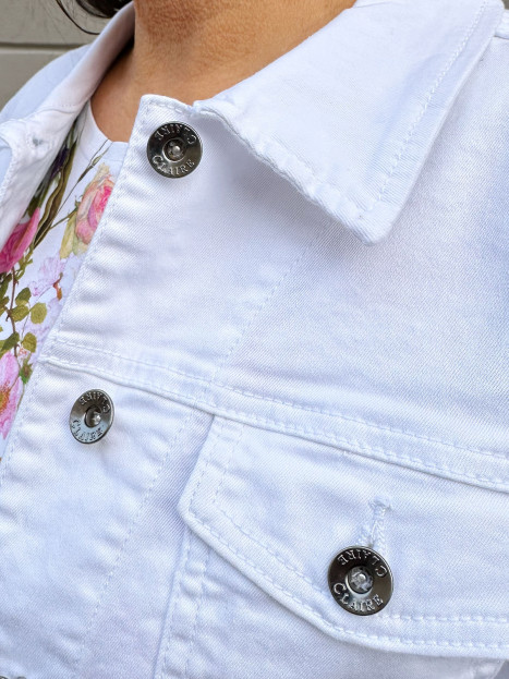Jeansjacka vit denim från Claire