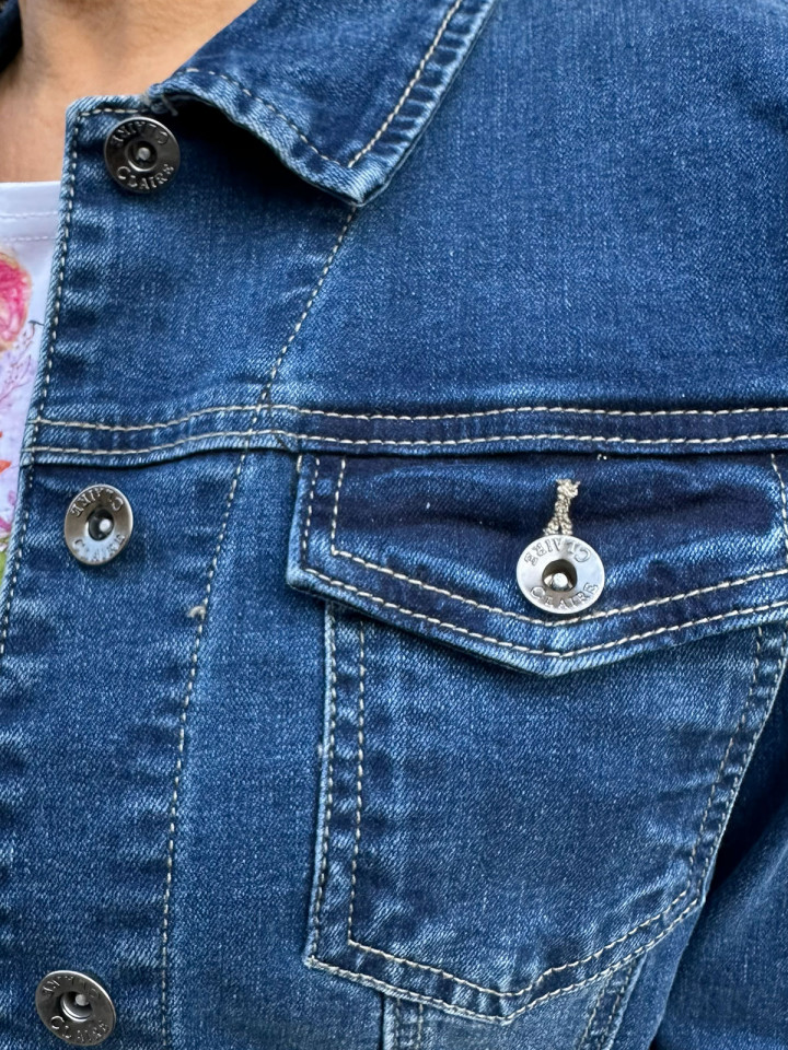 Jeansjacka mellanblå denim från Claire