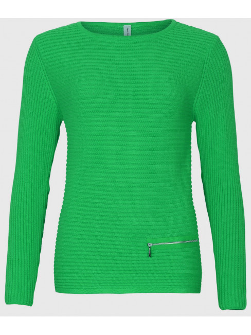 Tröja Zip grön från Skovhuus