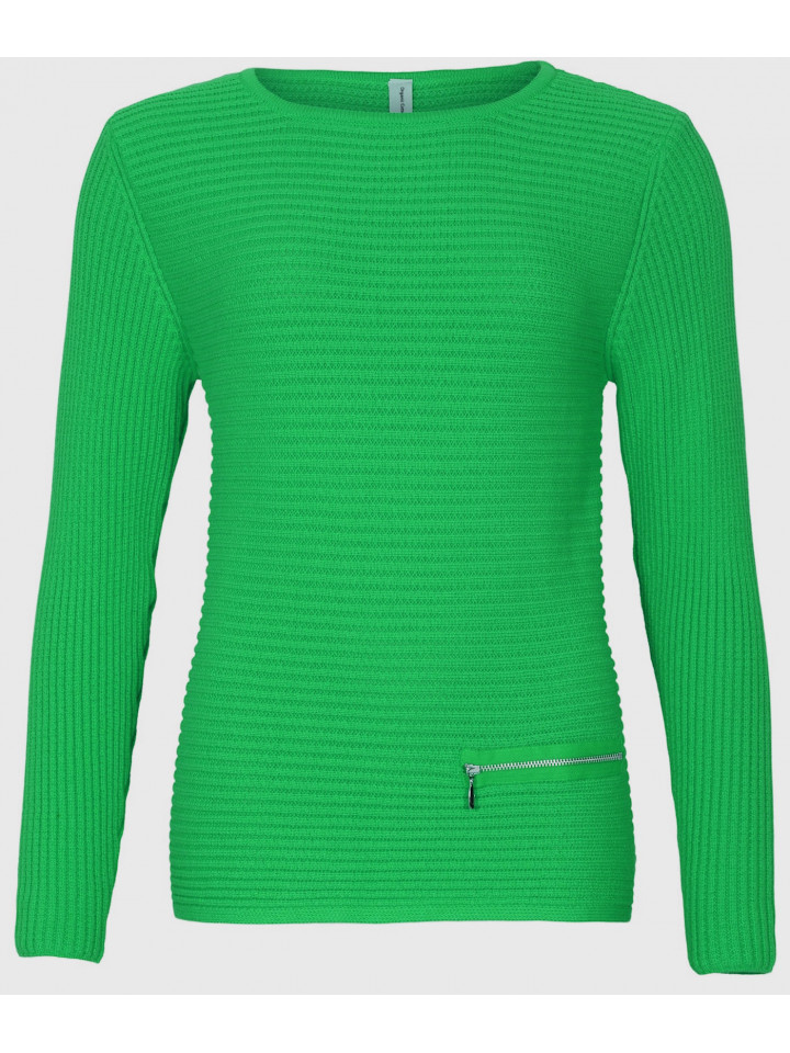 Tröja Zip grön från Skovhuus