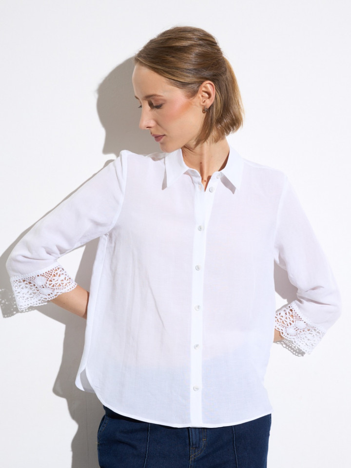 Vit Blus Sambil från Tinta Style