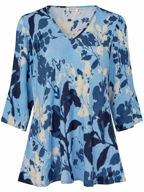 Blus Katacia Blue Flower från Masai 2