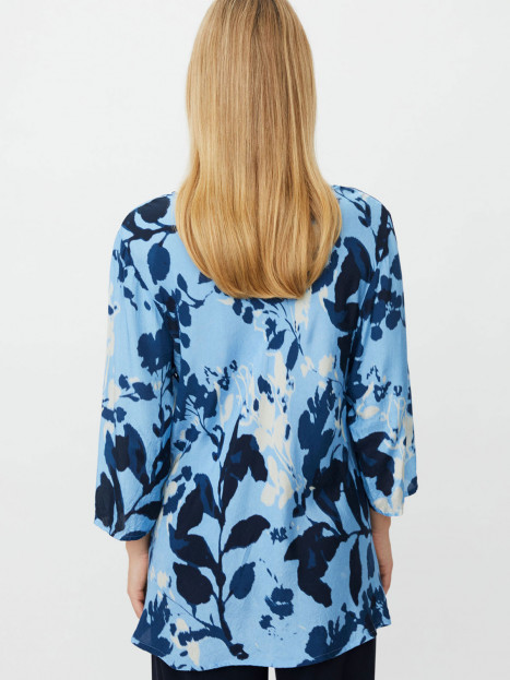 Blus Katacia Blue Flower från Masai