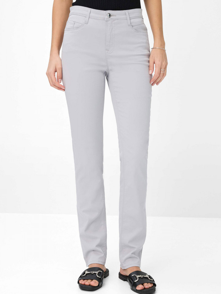 Bomullsbyxa Carola ljusgrå från Brax