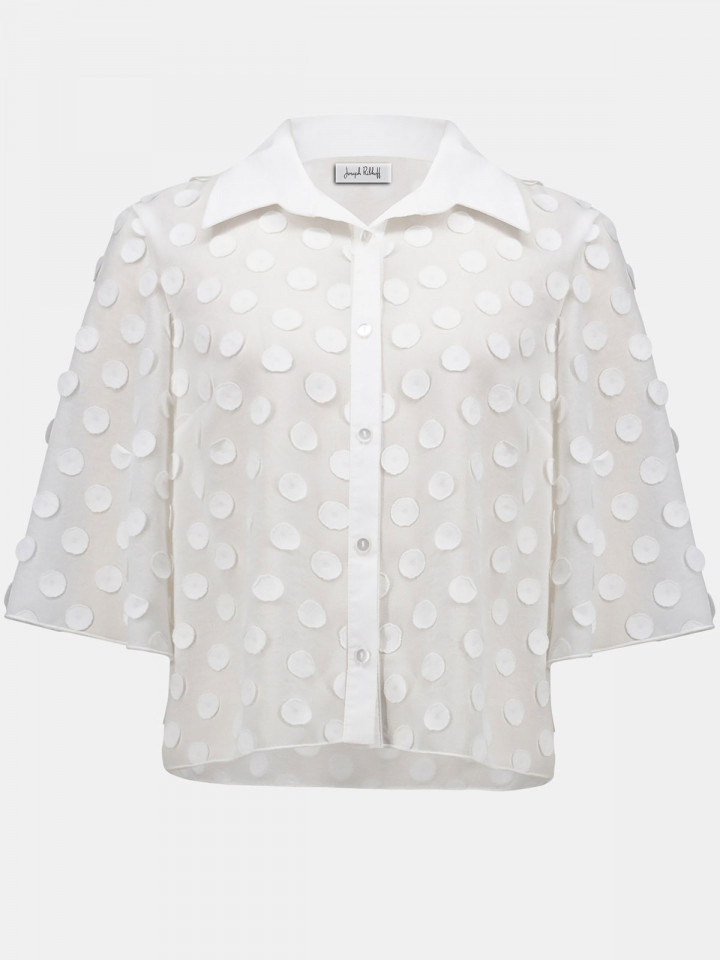 Chiffongblus prick vit från Joseph...