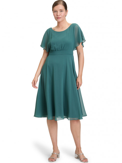 Chiffongklänning grön från Vera Mont