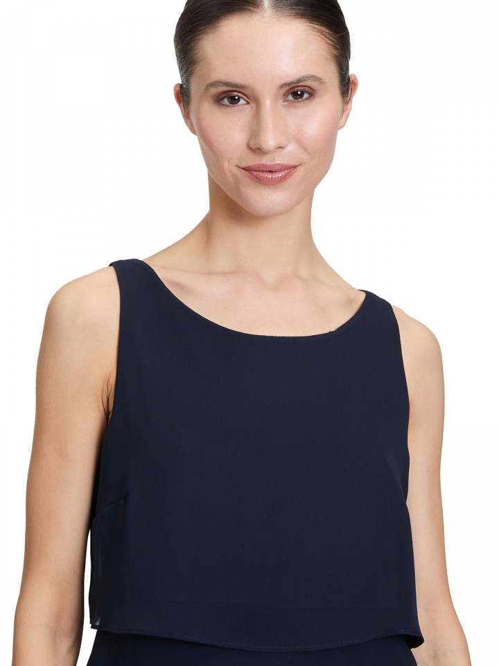 Chiffongklänning marin från Vera Mont