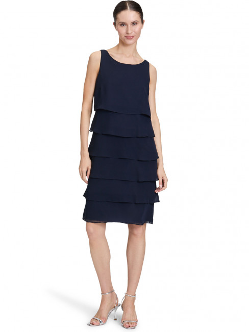 Chiffongklänning marin från Vera Mont