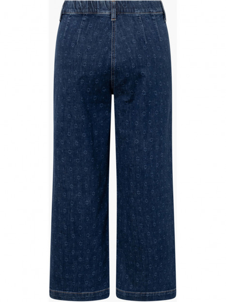 Mirakeljeans Donna Crop blå mönster från LauRie