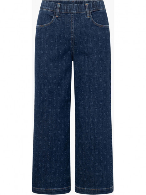 Mirakeljeans Donna Crop blå mönster från LauRie