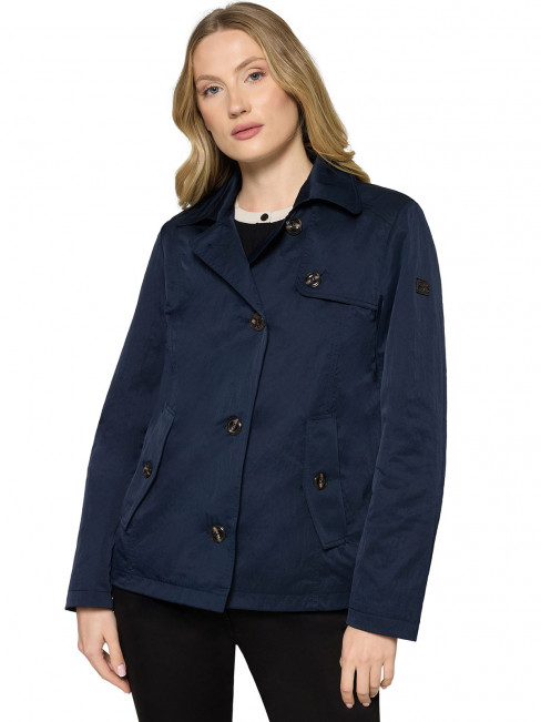 Kort trench marinblå från Betty Barclay