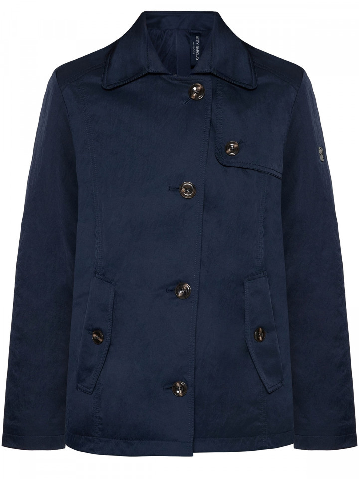 Kort trench marinblå från Betty Barclay
