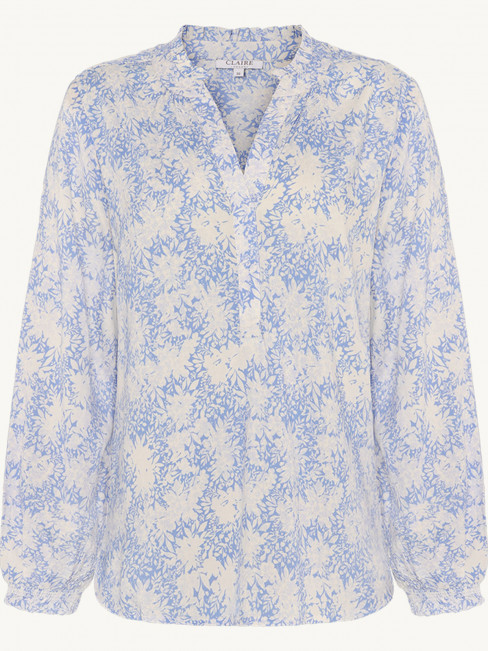 Viskosblus Sadie ljusblå från Claire