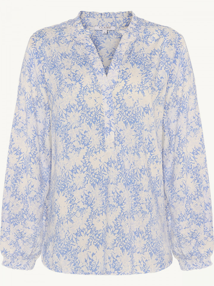 Viskosblus Sadie ljusblå från Claire