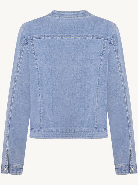 Jeansjacka dekorknapp Eugeinina ljus denim från Claire