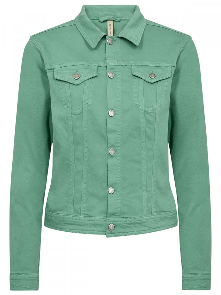 Jeansjacka Erna grön från Soyaconcept