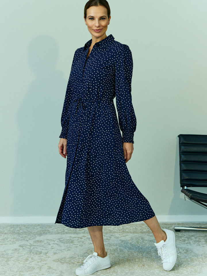 Klänning Marin prick Kamila från Claire