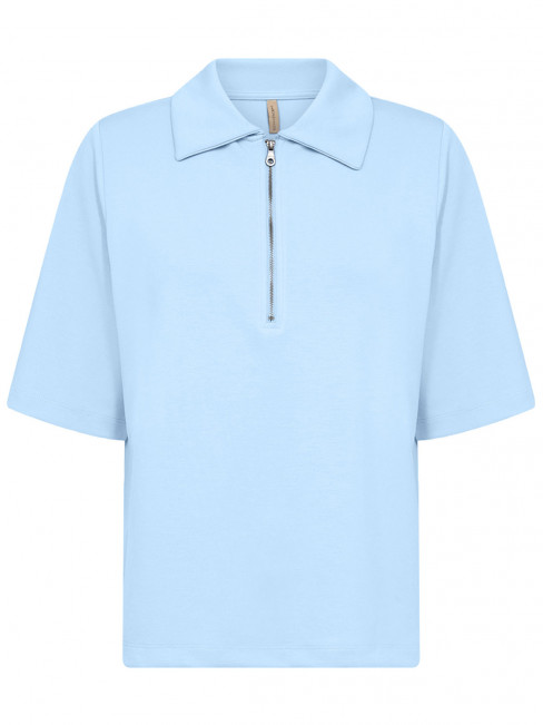 Trikåtopp Banu ljusblå från SoyaConcept 2