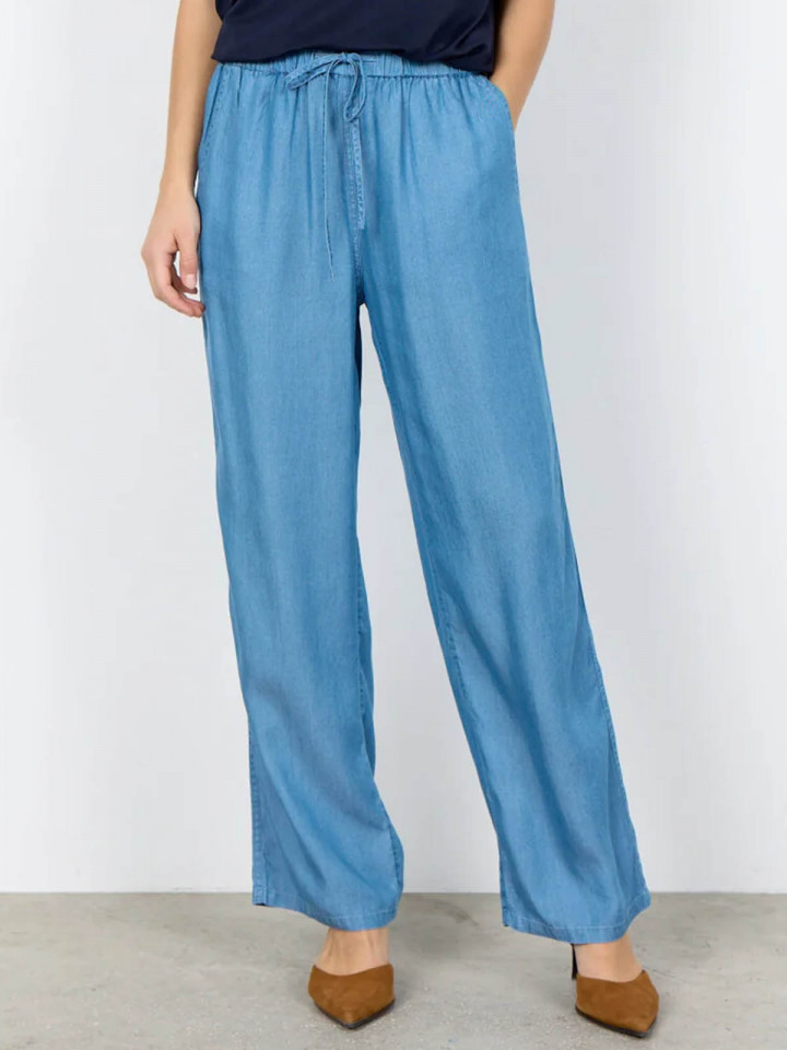 Vid byxa Liv ljus denimblå från SoyaConcept