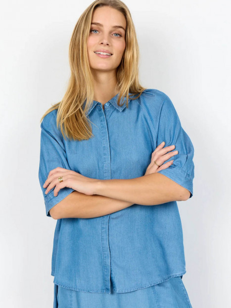 Blus i lyocell Liv ljus denimblå från SoyaConcept