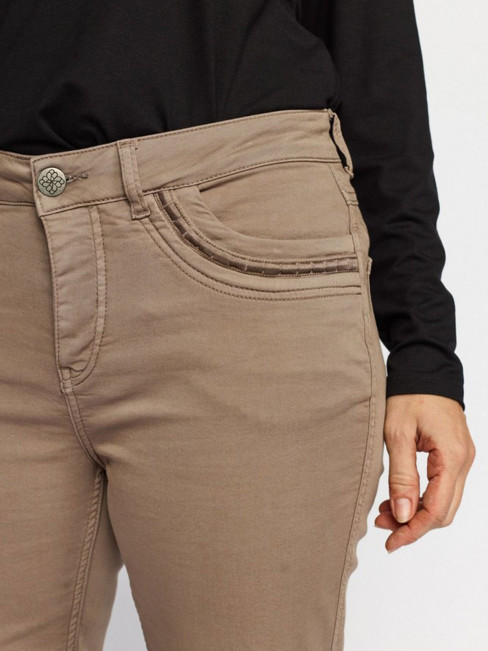 Byxa Berit taupe från 2-BIZ 2