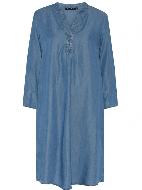 Lyocellklänning denimfärg från Micha