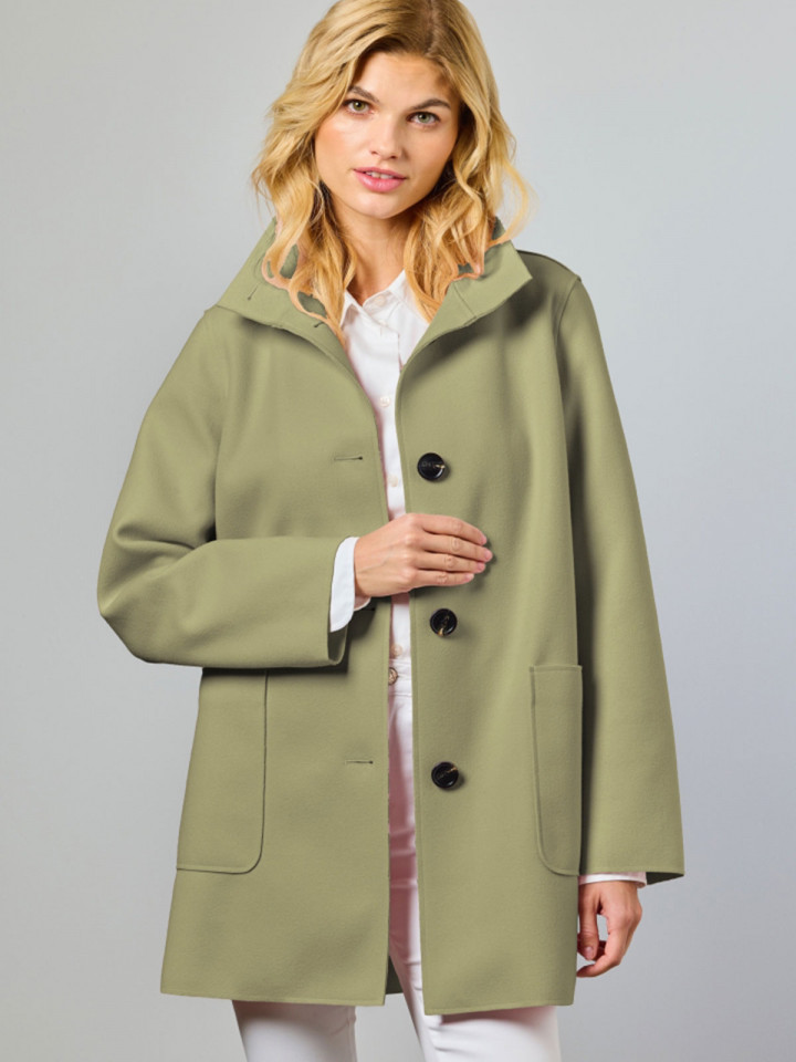 Filtkappa Nanna pistagegrön från Junge