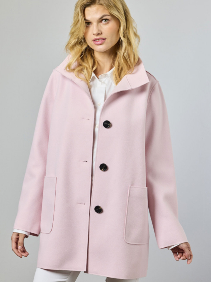 Filtkappa Nanna ljusrosa från Junge