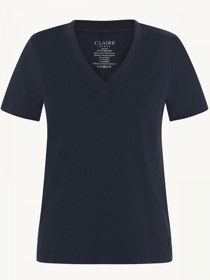 Trikåtopp Aurora i ekologisk bomull...