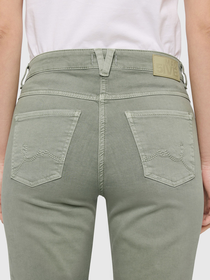 Jeans Laura grön från MAC